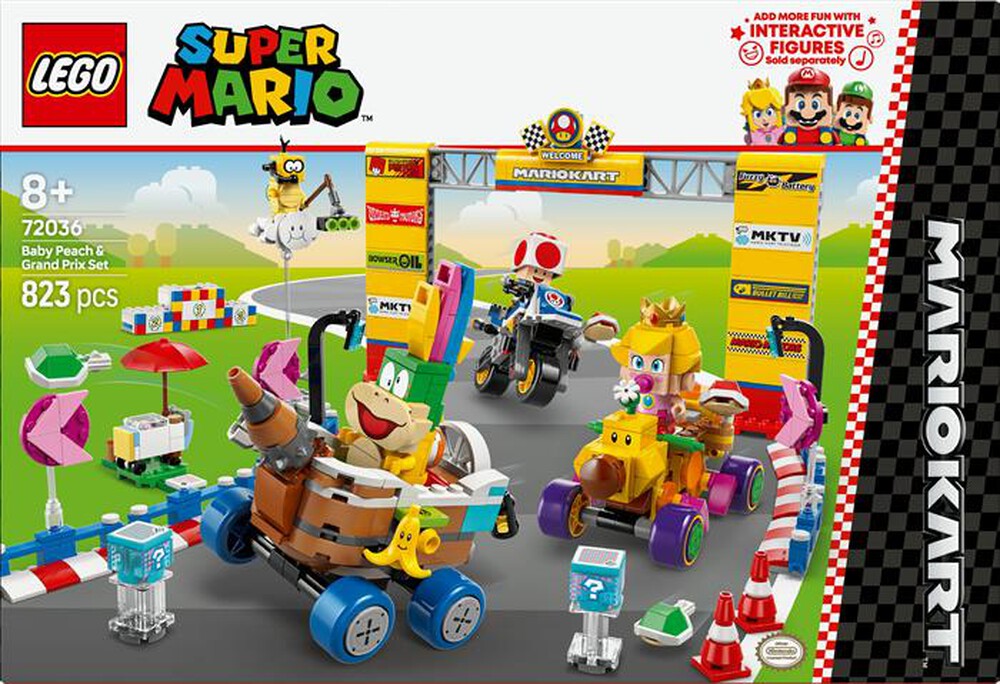 Immagine del prodotto LEGO - SUPER MARIO MarioKart Baby Peach Gran Premio 72036