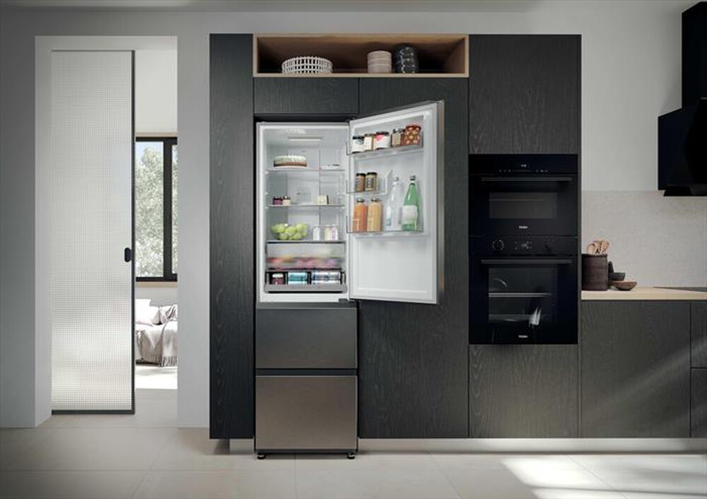 Immagine del prodotto HAIER - Frigorifero combinato HTR3518ENMX Classe E 303 lt-Acciaio inox