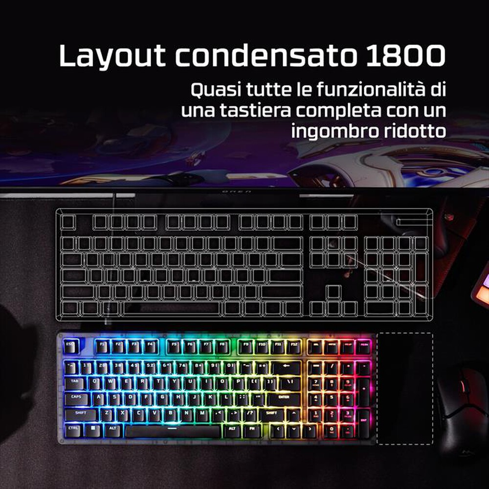 Immagine del prodotto HYPERX - Tastiera Gaming ORIGINS 2 1800-Nero