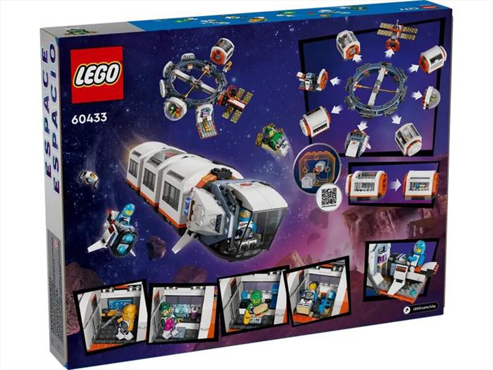 "LEGO - CITY Stazione spaziale modulare - 60433-Multicolore"