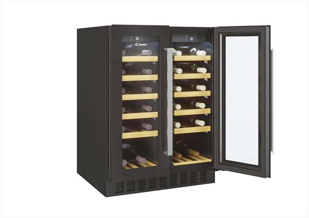 "CANDY - Cantinetta CCVB 60D/1 Classe G 38 bottiglie-Nero"