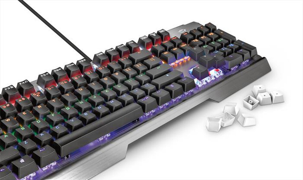 "TRUST - GXT877 SCARR MECHANICAL KEYBOARD IT-Black/RGB"