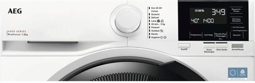 Immagine del prodotto AEG - Lavatrice LR6FG84 8 Kg Classe A-Bianco