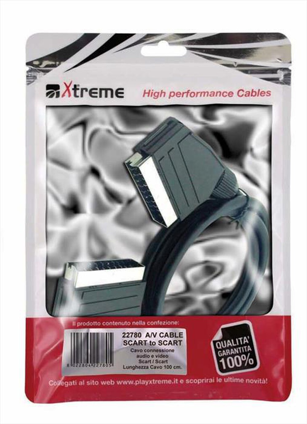 Immagine del prodotto XTREME - 22780 - Cavo Scart AA-NERO