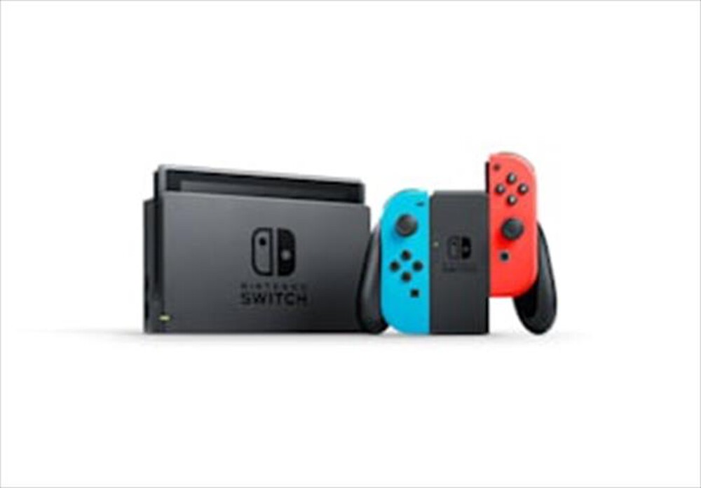 "NINTENDO - Switch 1.1 con Joy-Con Rosso Neon e Blu Neon-Blu/Rosso"