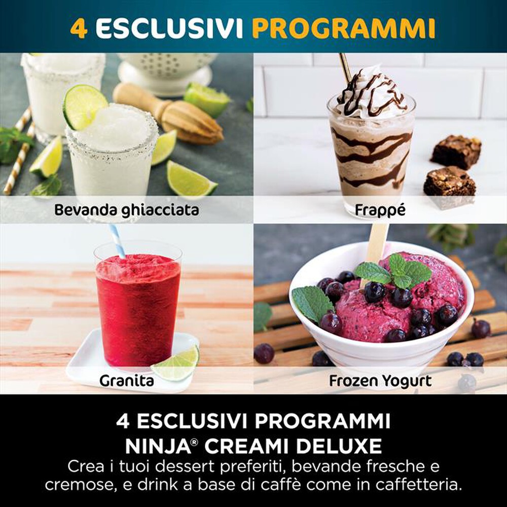 "NINJA - GELATIERA CREAMI DELUXE NC501EU-Argento"