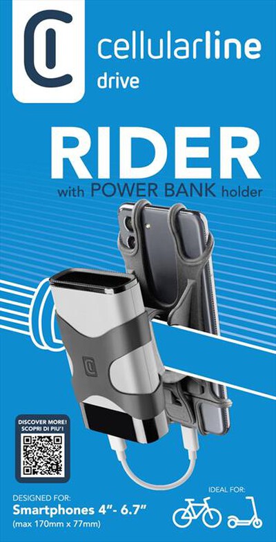 CELLULARLINE - BIKEHOLDERPBK-Nero,  CELLULARLINE - BIKEHOLDERPBK-Nero