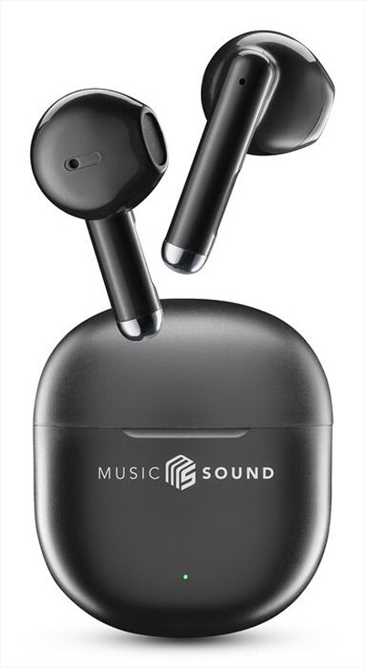 MUSIC SOUND - Auricolare Bluetooth a capsula BREEZE-Nero