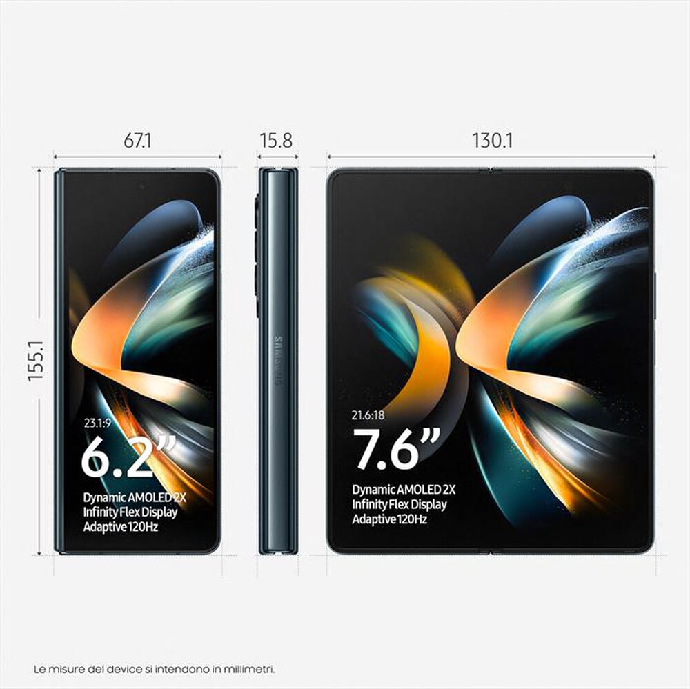"SAMSUNG - Galaxy Z Fold4 512GB-Graygreen"