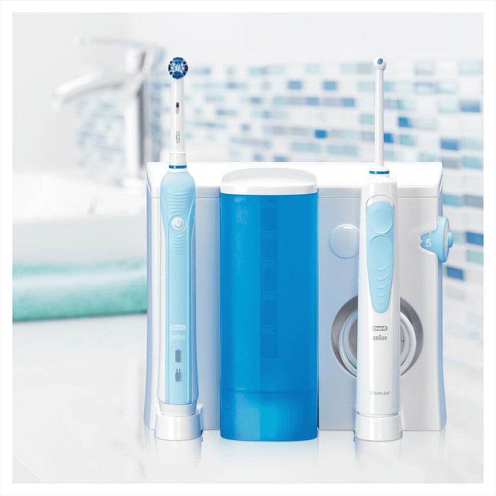 "ORAL-B - Waterjet + Pro 700-Bianco/Celeste"