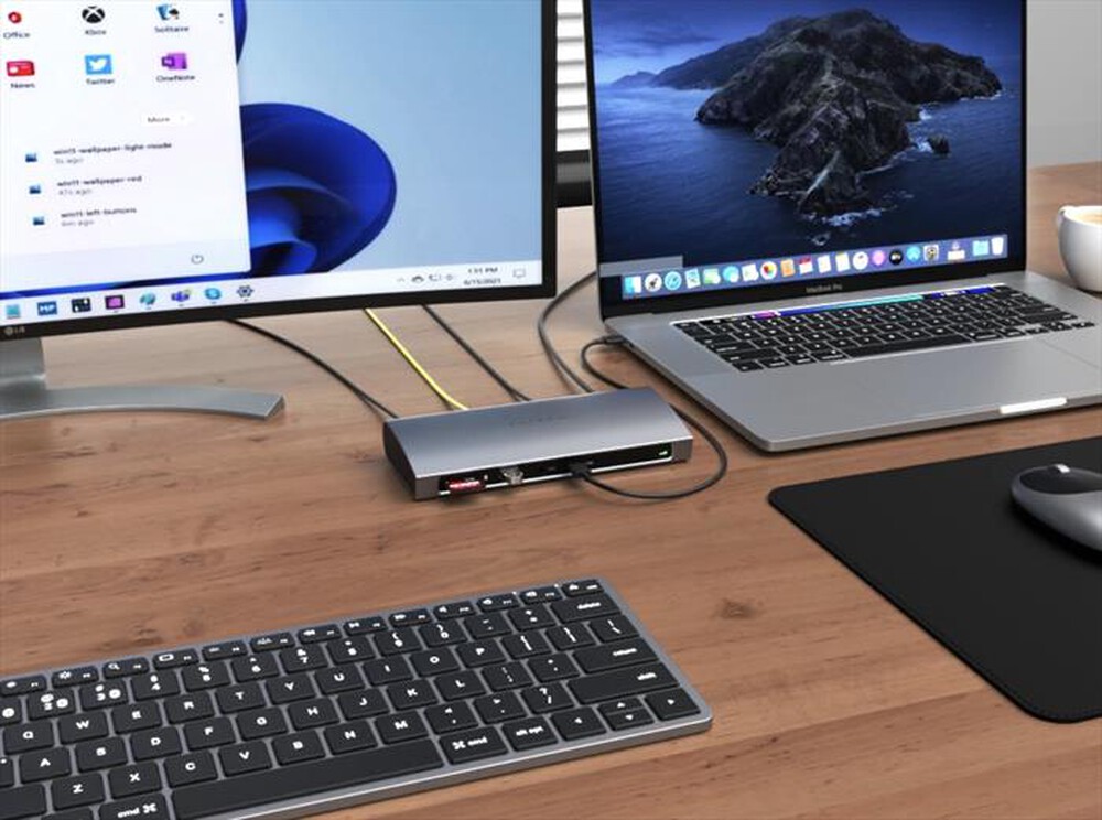 "SATECHI - DOCKING STATION THUNDERBOLT 4-grigio"