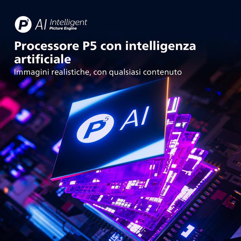 Immagine del prodotto PHILIPS - Ambilight Smart TV OLED UHD 4K 55" 55OLED807/12-Silver