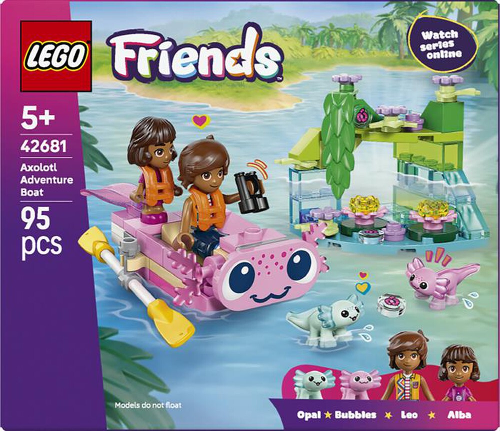 Immagine del prodotto LEGO - FRIENDS Barca d&rsquo;avventura Axolotl - 42681