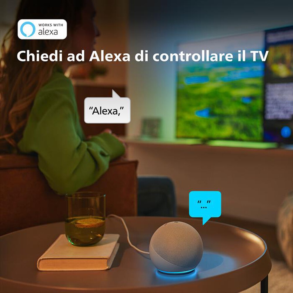 "PHILIPS - Ambilight Smart TV LED FHD 32\" 32PFS6908/12-Antracite"