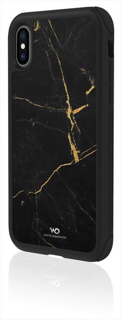 WHITE DIAMOND - 1370TMC3 COVER IPHONE XS/X-NERO/MARMO