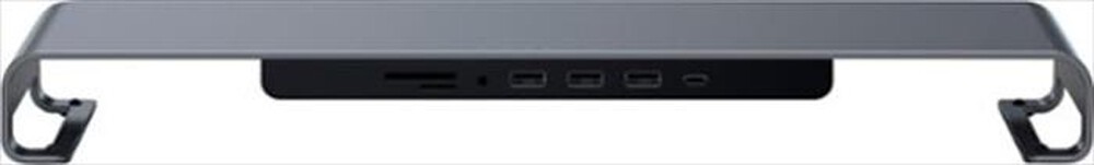 "SATECHI - USB-C MONITOR STAND HUB XL-space gray"