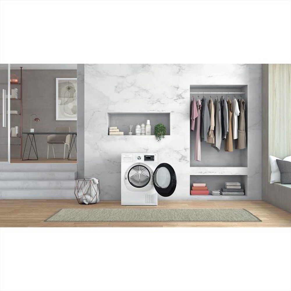 "WHIRLPOOL - Asciugatrice SUPREME SILENCE W6 D94WB IT 9 Kg A+++-Bianco"