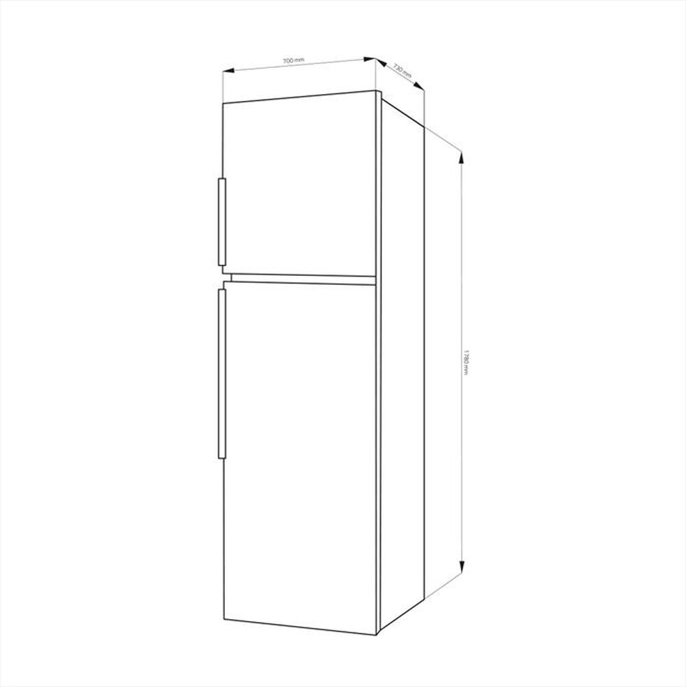 Immagine del prodotto LG - Frigorifero 2 porte GTB574PZHZD Classe E 471lt-Inox Platinum Silver