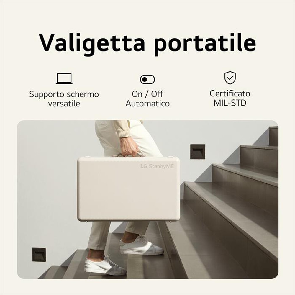 Immagine del prodotto LG - Smart TV LED 27" 27LX5QKNA-Alluminio