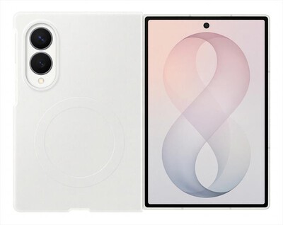 SAMSUNG - Custodia Silicone Magnet per Galaxy Galaxy Z Fold8-White