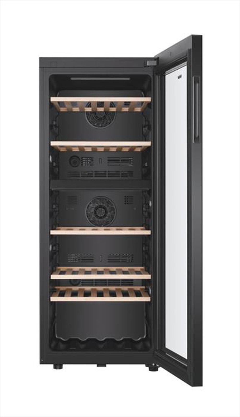 "HAIER - Cantinetta HWS79GDG Classe G 77 bottiglie-Nero"