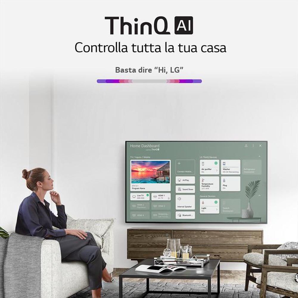 Immagine del prodotto LG - Smart TV NanoCell 4K 65" 65NANO756PR-Ashed Blue