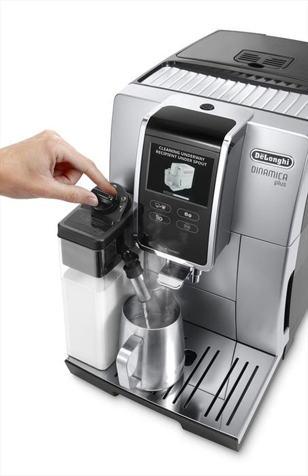 Immagine del prodotto DE LONGHI - DINAMICA PLUS ECAM 370.85.SB MACCHINA AUTOMATICA-argento nero