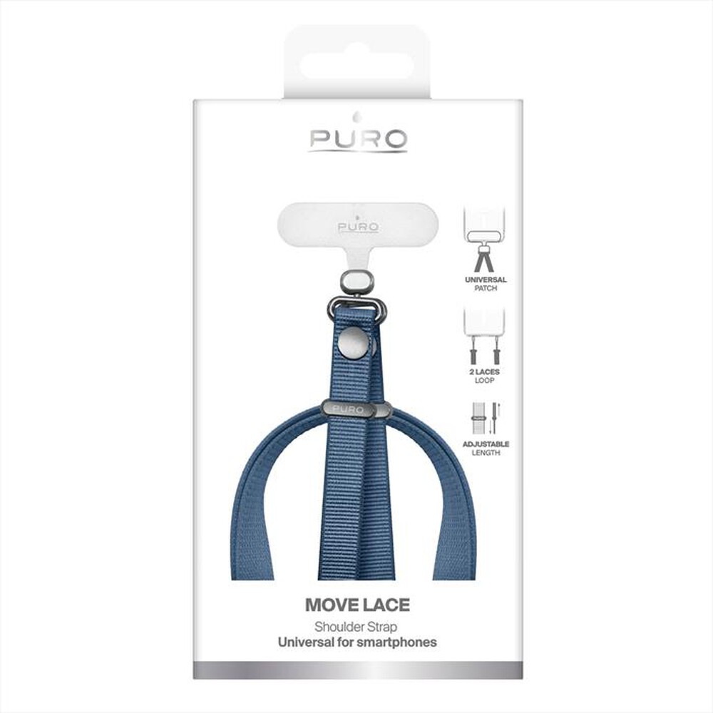 Immagine del prodotto PURO - Tracolla per smartphone-Crown Blue