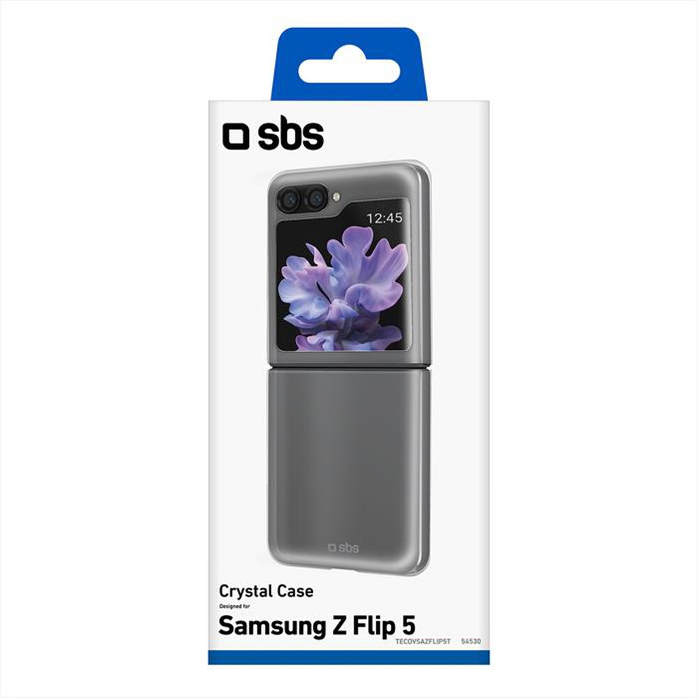 "SBS - Cover TECOVSAZFLIP5T per Samsung Z Flip 5-Trasparente"