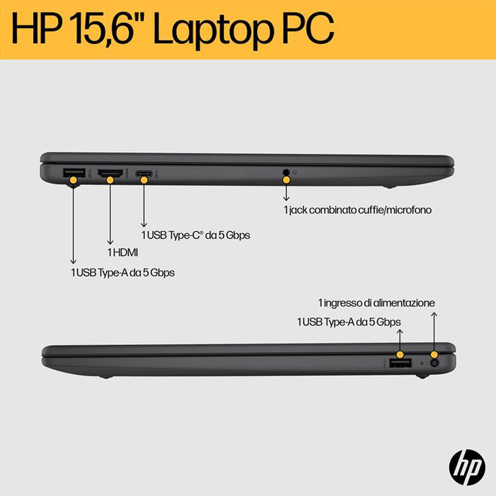 "HP - Notebook 15.6\" AMD Ryzen 3 512GB SSD 15-FC0044NL-Chalkboard Gray"