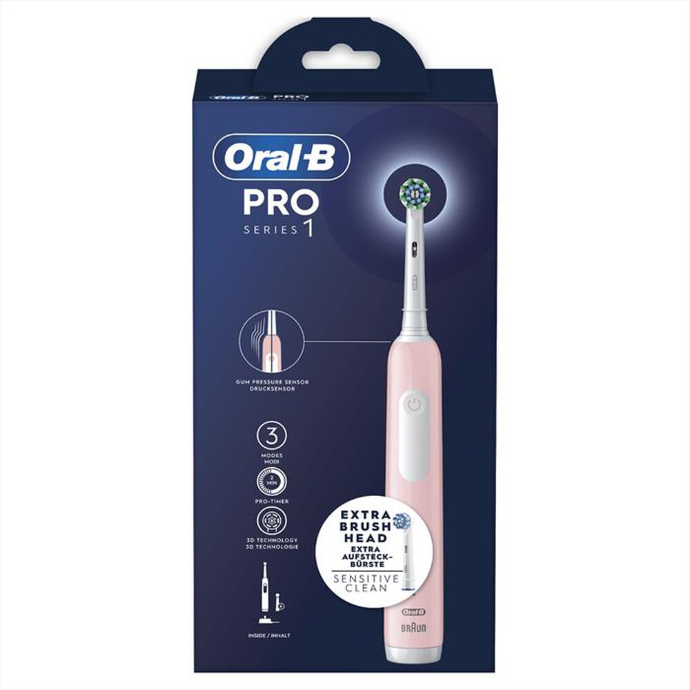 "ORAL-B - Spazzolino elettrico SERIES 1-Rosa"