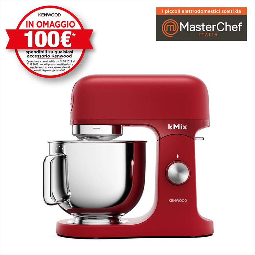 "KENWOOD. - Kitchen machine KMX751ARD-Rosso"