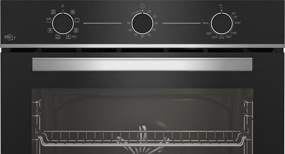"BEKO - Forno incasso elettrico BBIMA13100X Classe A-Cristallo nero e Acciaio Inox"