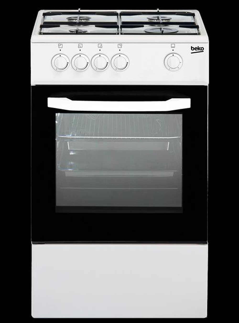 "BEKO - Cucina a gas CSG 42001 FW-Bianco"