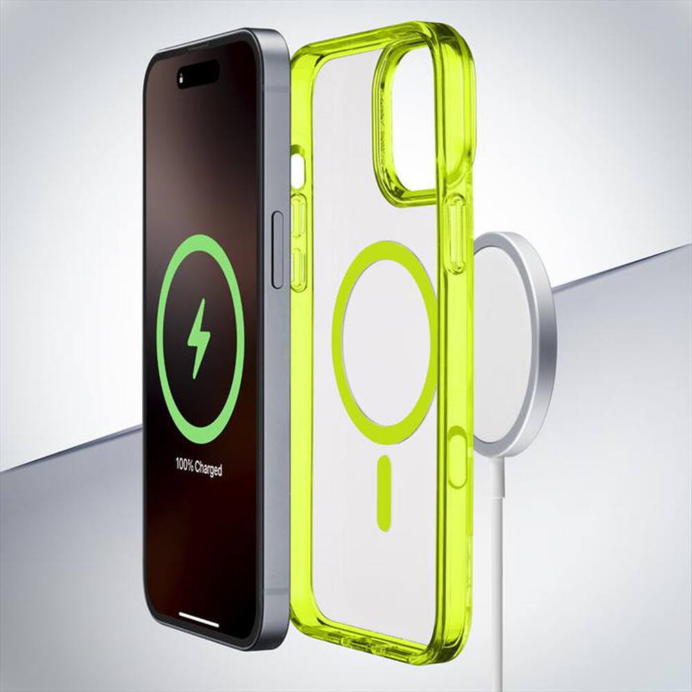 Immagine del prodotto CELLULARLINE - Cover case ICONIC MAG per iPhone 16 Pro-Lime