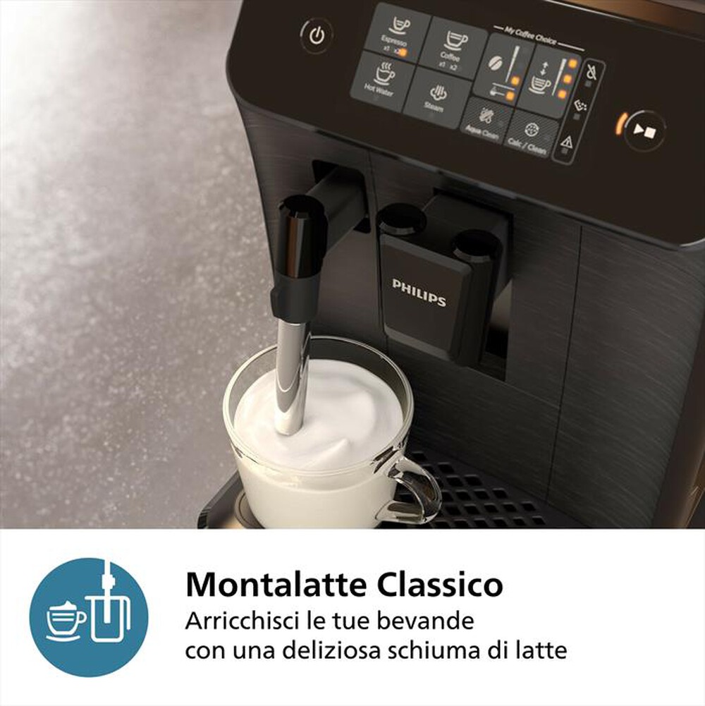 "PHILIPS - Macchina da caffè automatica SERIES 800 EP0820/00-nero"