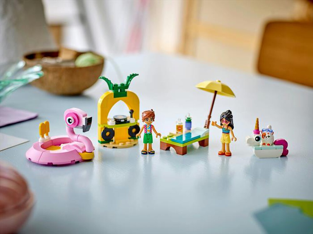 "LEGO - POOL PARTY CON UNICORNO E FENICOTTERO-,"
