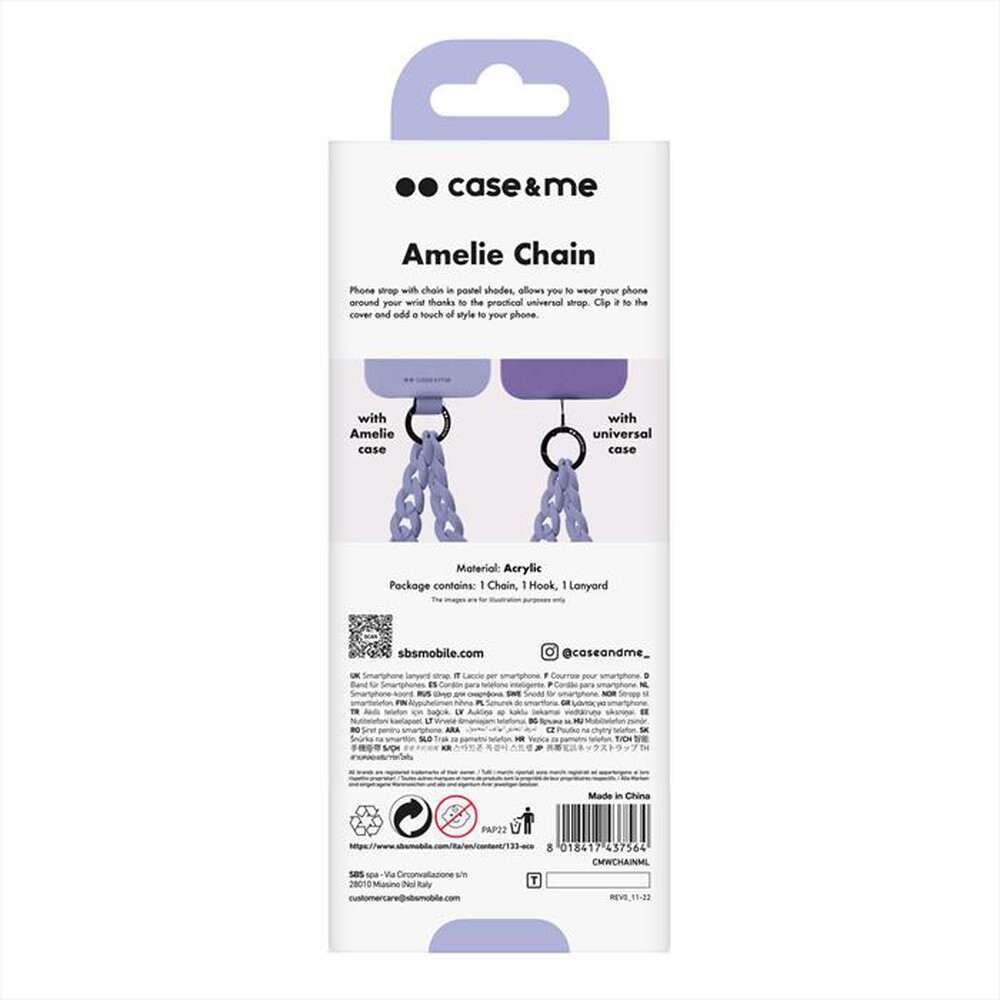 Immagine del prodotto CASEME - Laccetto da polso CMWCHAINML-Lavanda