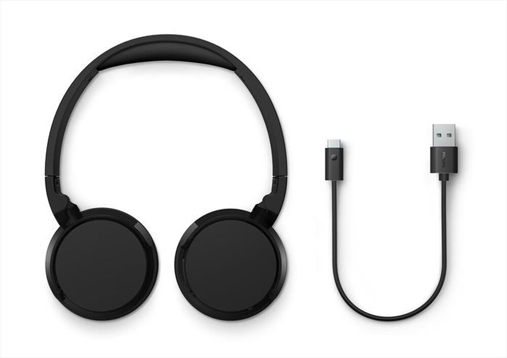 "PHILIPS - Cuffie a padiglione chiuso TAH4209BK/00-Black"