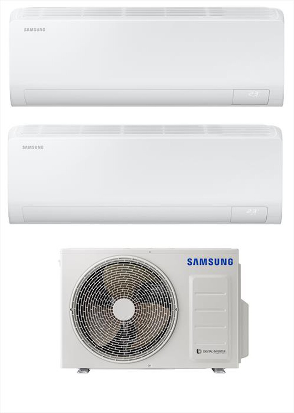 SAMSUNG - Kit DUAL LUZON S2 9000+12000 BTU-Bianco