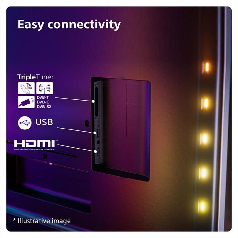 Immagine del prodotto PHILIPS - Smart TV LED UHD 4K 65" 65PUS8079/12-Black