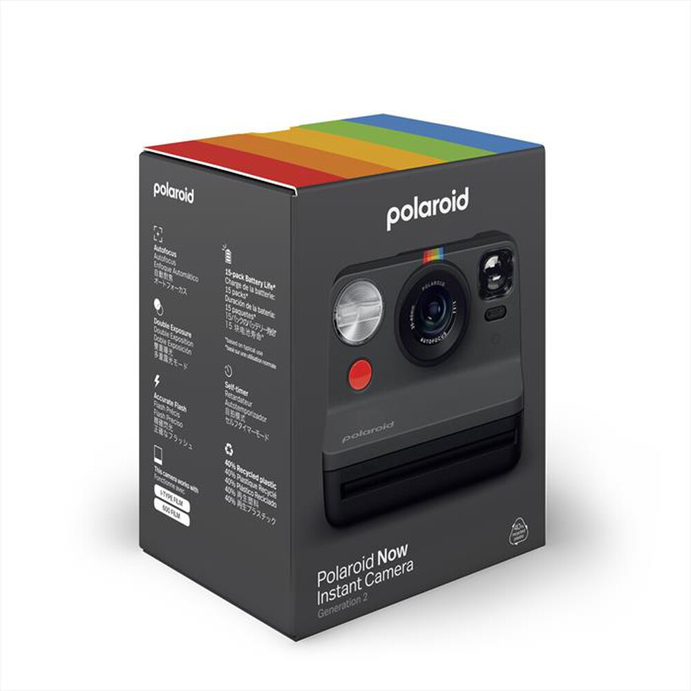 "POLAROID - Macchina fotografica sviluppo istantaneo NOW GEN 2-Black"