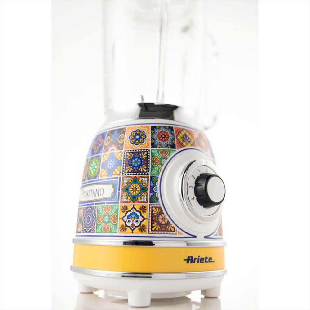"ARIETE - 0583/0P FRULLATORE CON TAZZA IN VETRO POSITANO-Multicolore"