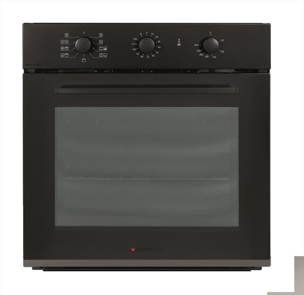 "GLEM GAS - Forno elettrico GFX92NC-S6-Nero carbone"