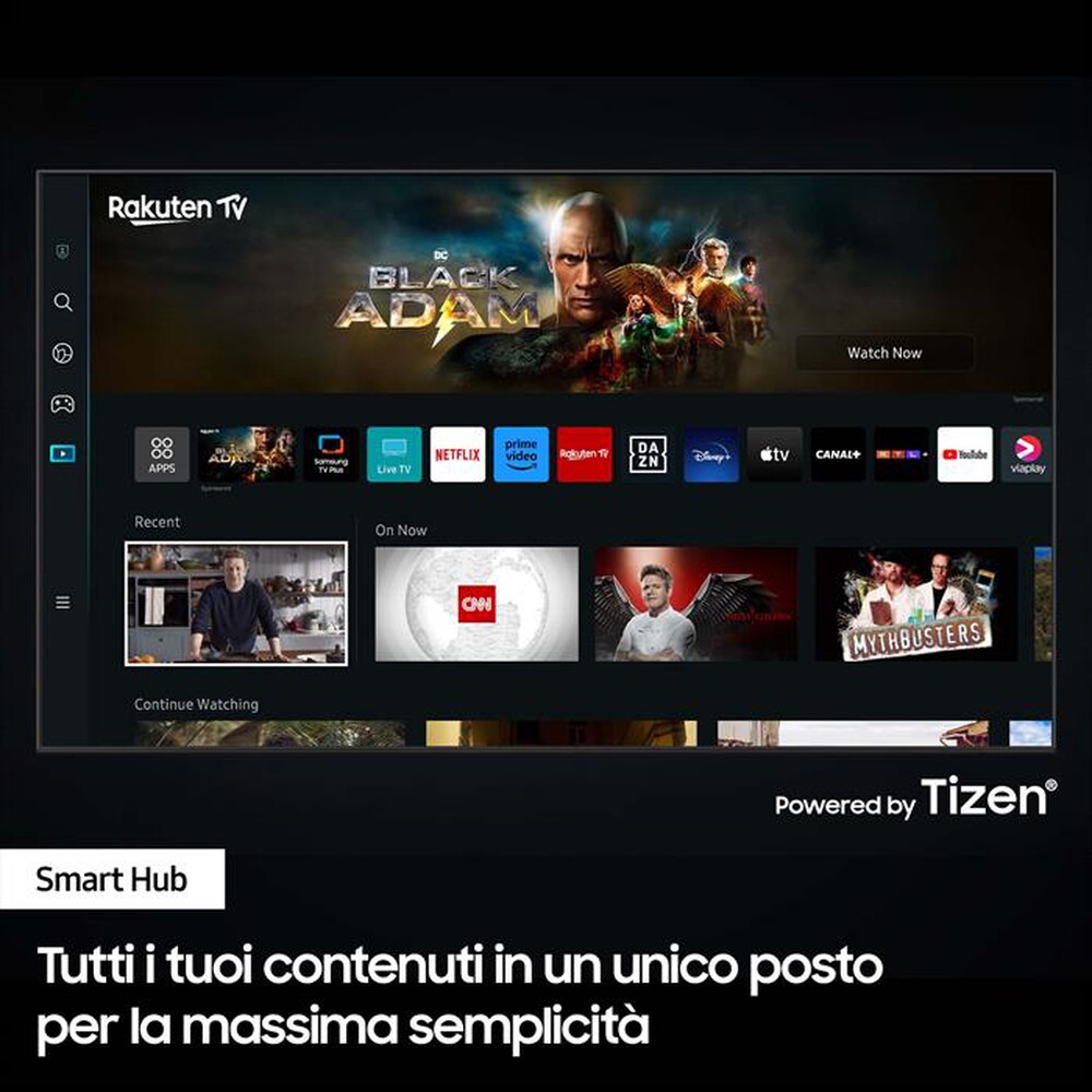 "SAMSUNG - Smart TV LED UHD 4K 75\" UE75CU7170UXZT CRYSTAL-BLACK"