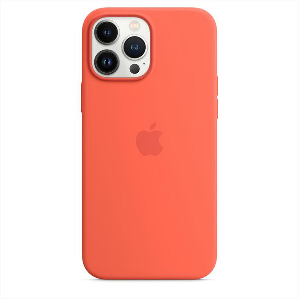 "APPLE - COVER PER IPHONE 13 PRO MAX SILICONE CON MAGSAFE-Mandarino"