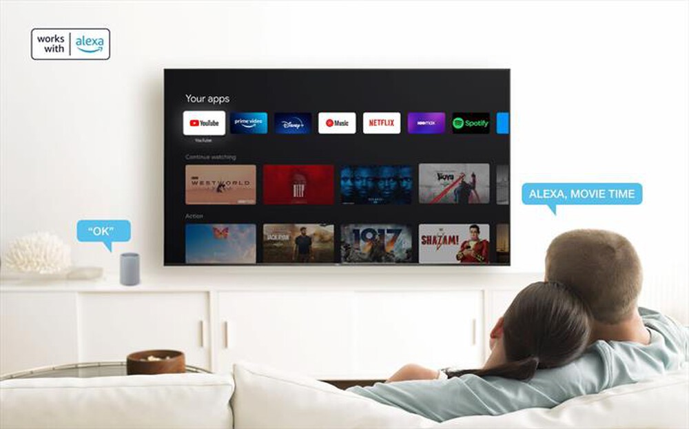 "TCL - Smart TV Q-LED UHD 4K 55\" 55C69B-Titanium"
