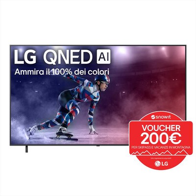 LG - Smart TV QNED AI UHD 4K 86" 86QNED80A6A-Nero