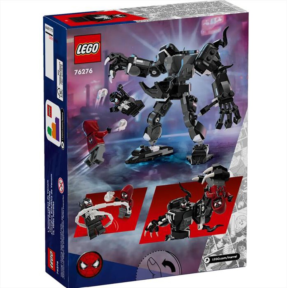 "LEGO - SPIDERMAN Mech di Venom vs. Miles Morales - 76276-Multicolore"