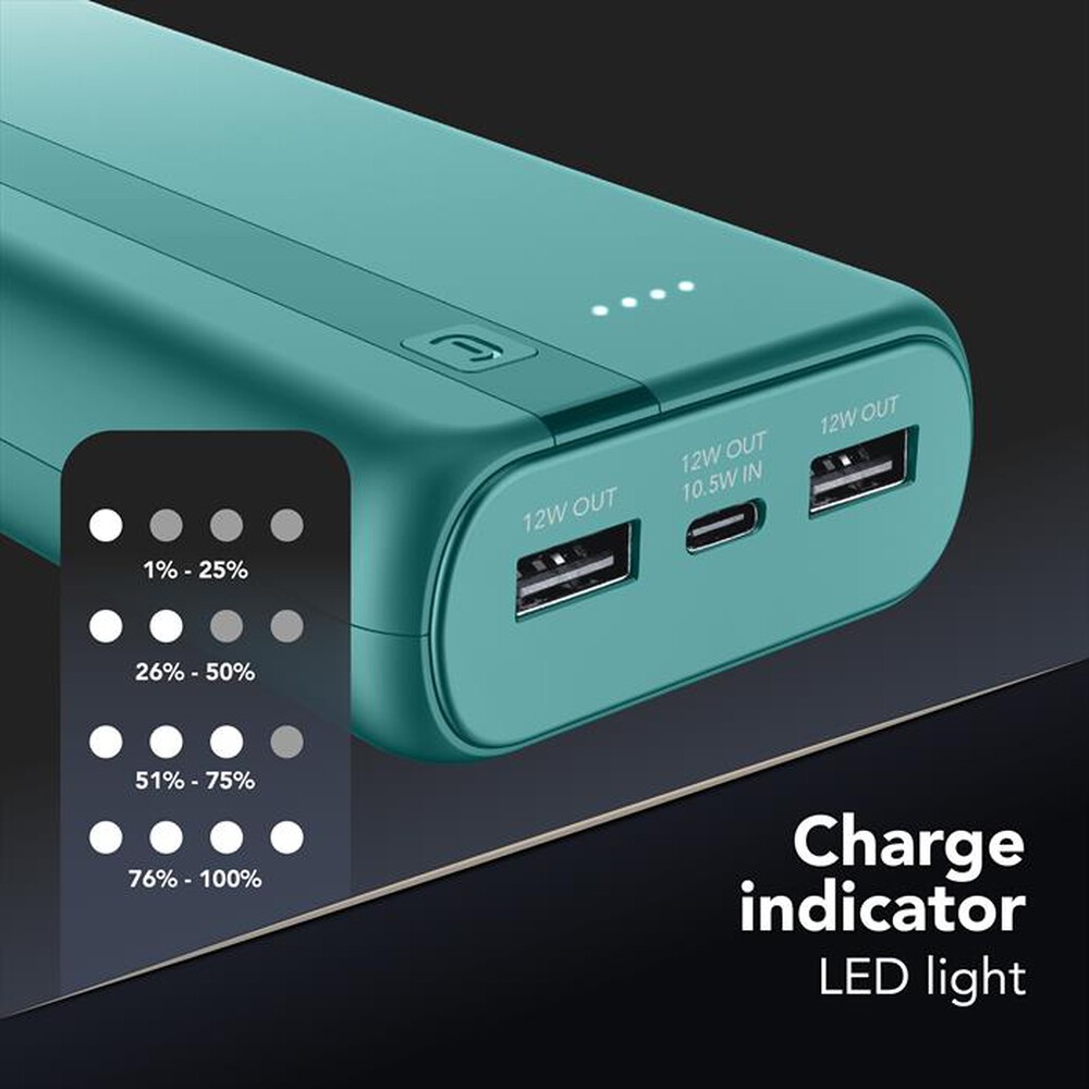 Immagine del prodotto CELLULARLINE - POWER BANK ESSENTIAL 20000-Blu
